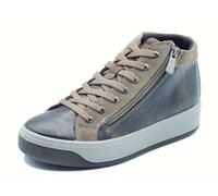 IGI&Co 8670011 Laminato Taupe Sneakers con Zeppa Bassa per Donna in Pelle con Lampo e Lacci (Taglia 40)
