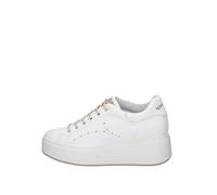 Igi&Co D.Ally, Scarpe con Lacci Donna, Bianco-Platino, 37 EU