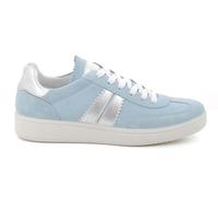 Igi&Co D.ATALA, Scarpe con Lacci Donna, Celeste-Argento, 38 EU