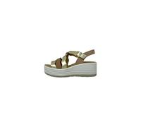 Igi&Co D.CLEA, Sandali con Zeppa Donna, Platino-Beige, 39 EU