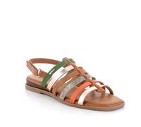 Igi&Co D.Elina, Sandali Bassi Donna, Cuoio-Verde, 40 EU