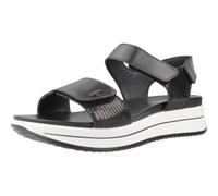 Igi&Co D.SINDY, Sandali con Zeppa Donna, Nero-Nero LAMINATO, 35 EU