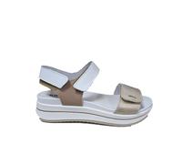Igi&Co D.SINDY, Sandali con Zeppa Donna, PLATINO-Bianco, 35 EU