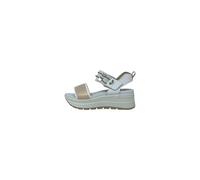 Igi&Co D.Sirena, Sandali con Zeppa Donna, Bianco-Platino, 39 EU