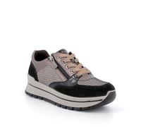 Igi&Co Donna Anika, Scarpe con Lacci, Nero-Bronzo, 39 EU