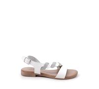 Igi&Co Donna BABILA, Sandali, Bianco/Argento, 38 EU
