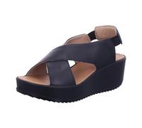 Igi&co Sandali da donna neri con zeppa