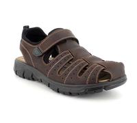 IGI&CO SANDALI IN PELLE CON STRAP UOMO ESTATE 1135011 EVEREST MARRONE