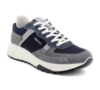 IGI&CO SCARPE SNEAKERS CON LACCI UOMO ESTATE 1119800 SETH GRIGIO - BLU