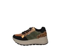 IGI&Co Scarpe Sneakers con Zeppa Donna Inverno 8677600 KOLA Allacciata Verde E Marrone (38)
