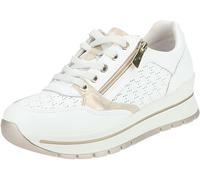 IGI&CO Sneakers 5662100 Chiusura con Laccio Sottopiede in Pelle e Il Fondo in Gomma. Bianco
