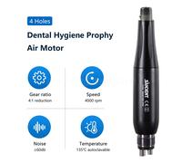 Igiene dentale Manipolo profilassi Motore pneumatico 4fori/4:1 Coni nasali CV/DX