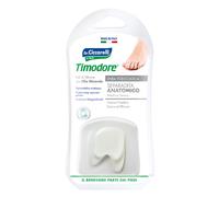 Ciccarelli Separadita Anatomico Per Piede Realizzato In Gel Di Silicone Bianco Semitrasparente Sagomato Igienepiede 2 Pezzi