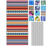 IGINOA Telo Mare Microfibra Spiaggia Grande Asciugamano Mare 180x90cm Striscia Boho Teli Mare Grandi Antisabbia Asciugatura Rapida Salvaspazio XXL Beach Towel Donna Telo Spiaggia Uomo Sottile