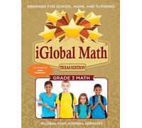 Iglobal Educational Services Iglobal Math, Grade 3 Texas Edition (Tascabile)