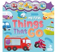 Igloo Books My First Things That Go (Libro di cartone) Sparkly Button Sound Book