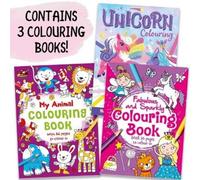 Igloo Books Three Amazing Colouring Books (Shrink-wrapped pack)