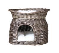 Igloo con tetto in vimini 54x43x37cm colore grigio Trixie