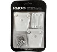 Igloo Kit di parti di raffreddamento in plastica - 2 chiavistelli, 3 cerniere, chiavistello e viti