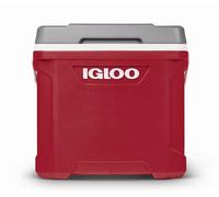 Igloo Latitude 30 - Contenitore frigo portatile passivo da 28 l, termico, mantiene i cubetti di ghiaccio congelati per giorni, per spiaggia, picnic, parco, campeggio, rosso