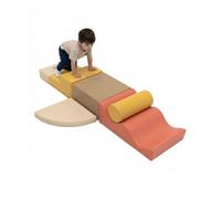 IGLU Soft Play 6 XL Blocchi per Bambini in Schiuma Set da Gioco per attività Blocchi di Costruzione (Pastel Autumn)