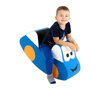 IGLU Soft Play Cavallo a dondolo per bambini, giocattolo a dondolo (Blue)