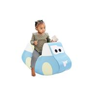 IGLU Soft Play Cavallo a dondolo per bambini, giocattolo a dondolo (Pastel) | Schiuma Firm Step | Pelle Vegana | Certificato CE | Movimento Dondolante Rilassante | Facile da Pulire