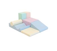 IGLU Soft Play Discoverer - Set di 7 mattoncini da arrampicata (gelato al pastello)