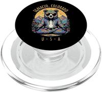 Ignacio Colorado - Orso astratto Chill Zen Yoga Design PopSockets PopGrip per MagSafe
