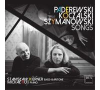 Ignacy Jan Paderewski Paderewski/Koczalski/Szymanowski: Songs (CD) Album