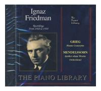 Ignaz Friedman - Grieg, Mendels