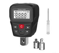 Igniport Adattatore di coppia 17-340 Nm, 4 unità per auto (nero) | Indicatore LED, allarme cicale, intervallo 17-340 Nm, mix di plastica e metallo, riparazione automobilistica