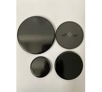 IGNIS WHIRLPOOL serie 4 piattini spartifiamma 4 fuochi in ghisa smaltati nero L