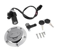 Ignition Switch Lock Kit for YZF-R3 2015-2018 Motorcycle, Cap Lock and Helmet Security Lock, Aluminum Alloy Construction