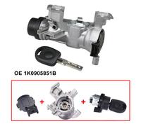 Ignition Switch With Lock Cylinder Key per VW Golf SEAT 1K0905851B L3