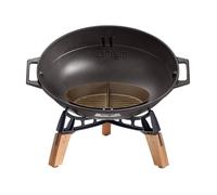 Ignium Taran Fire braciere di ghisa portatile basso da giardino terrazzo campegg