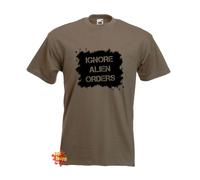 Ignore Alien Ordini Joe Strummer Clash Punk Rock Rétro T Shirt Tutte le Taglie