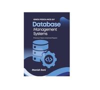 IGNOU PGDCA MCS 207 Database Management Systems Previous Years Unsolved Papers
