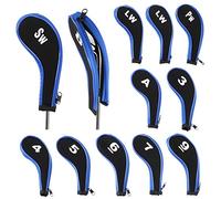 IGNPION Copricapo da Golf in Ferro Copricapo Copricapo con Zeppa Copricapo Collo Lungo con Zip per Titleist, Callaway, Ping, Taylormade, Cobra, Nike