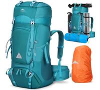 IGOLUMON Zaino Trekking 60 Litri Zaino Montagna zaino da campeggio con cover antipioggia Impermeabile Zaino da Hiking Zaino da Viaggio Escursione per Uomo Donna