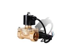 IGOQTHSQE 1-1/4 "Normalmente Chiuso in Ottone IP68 Elettrovalvola Fontana Impermeabile 110V 24V 12V 24v for Subacquea(Npt-380vac-nbr-seal)