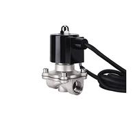 IGOQTHSQE Elettrovalvola a Fontana in Acciaio Inossidabile 304 normalmente Chiusa da 1/2 "elettrovalvola a solenoide 110V 24V 12V 24v for Subacquea(BSP-24VAC-VITON-SEAL)
