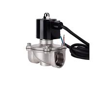 IGOQTHSQE Elettrovalvola a solenoide Impermeabile 110V 24V 12V normalmente Chiusa da 1 "normalmente in Acciaio Inossidabile 304 IP68 for Subacquea(BSP-240VAC-NBR-SEAL)
