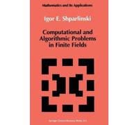 Igor E. Shparli Computational and Algorithmic Problems in Fin (Copertina rigida)