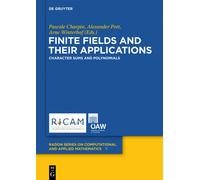 Igor E. Shparlinski Finite Fields and Their Applications (Copertina rigida)