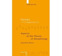 Igor Mel'cuk Aspects of the Theory of Morphology (Copertina rigida)
