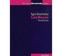 Igor Stravinsky Les Noces (Russian / French) Vocal Score (Sheet Music)