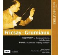 Igor Stravinsky Violin Concerto/divertimento (Fricsay, Grumiaux) (CD) Album