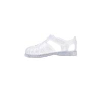 IGOR Tobby Unicorn - Sandali in PVC trasparente glitterato, Glitter Bianco Trasparente, 20 EU