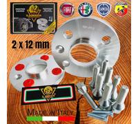 IGP 2 DISTANZIALI 12 mm 4 x 98 mozzo 58.1 + 8 BULLONI x FIAT Ritmo Coupè 127 128